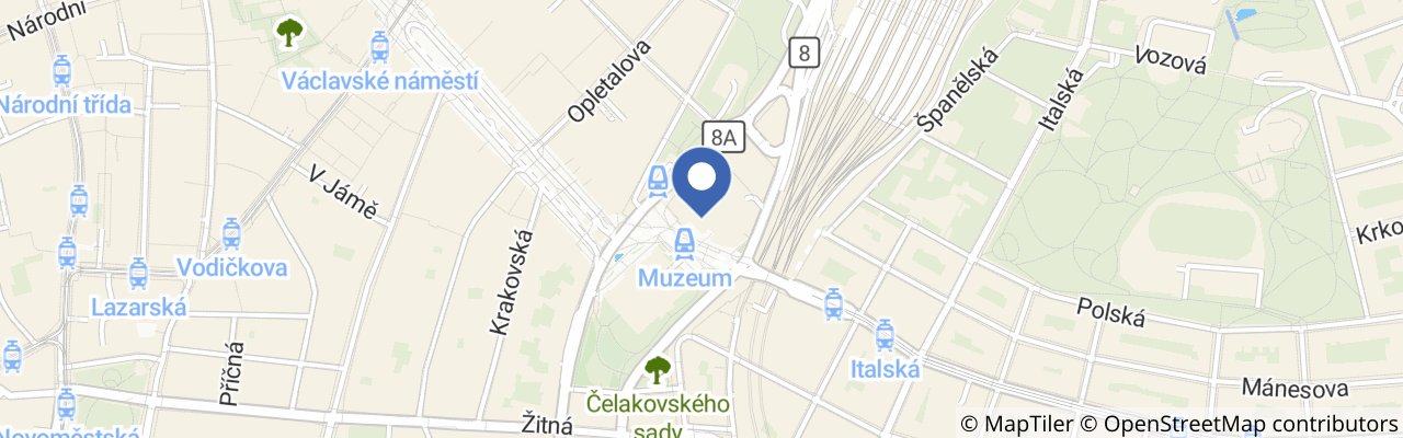 Mapa - Dětské muzeum