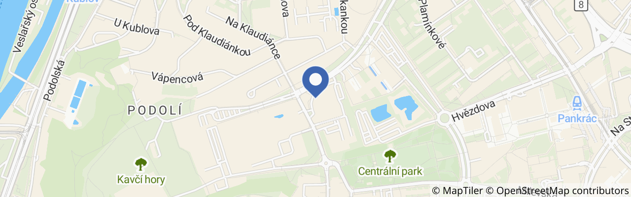 Mapa - Galerie České Televize