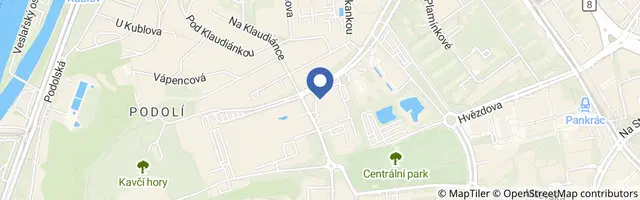 Mapa - Galerie České Televize
