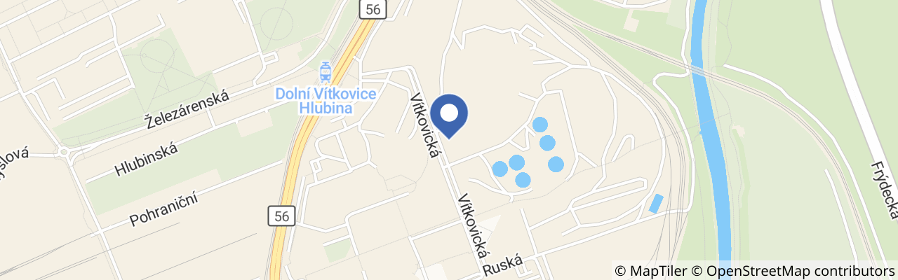 Mapa - Národní Zemědělské muzeum Ostrava