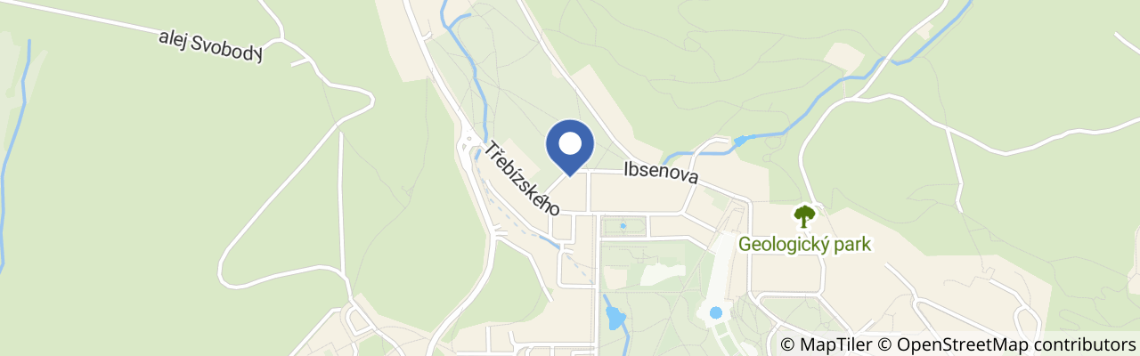 Mapa - Swissôtel Mariánské Lázně