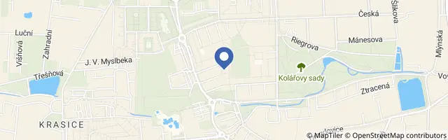 Mapa - Rákosníčkovo hřiště sídliště Svobody