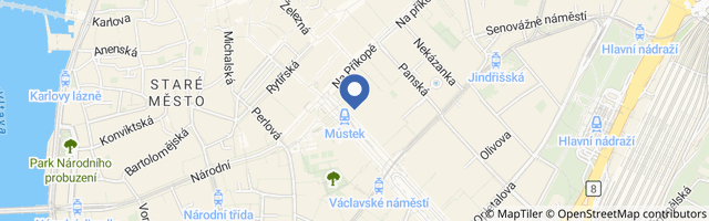 Mapa - Ambassador Zlatá Husa