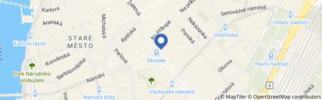 Mapa - Ambassador Zlatá Husa
