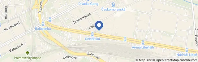 Mapa - Dětské hřiště Harfa