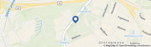 Mapa - Hřiště Bieblova