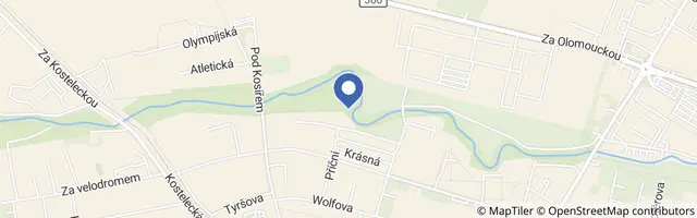 Mapa - Dřevěné prolézačky na stromech