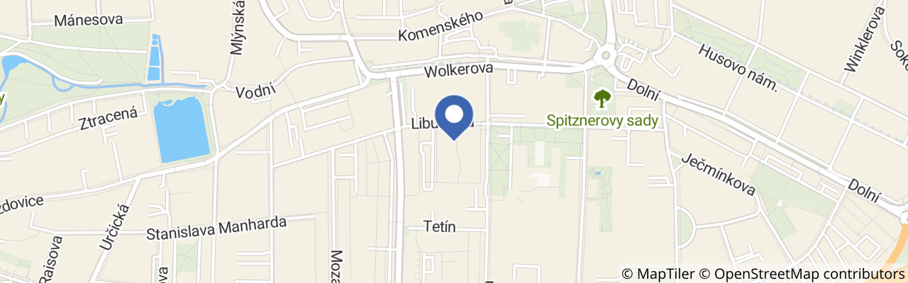 Mapa - Dětské hřiště Libušinka