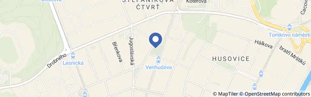 Mapa - Hřiště v parku Stanislava Krátkého