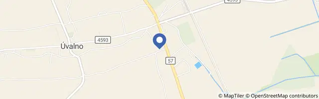Mapa - Kukuřičné bludiště Krnov - Úvalno