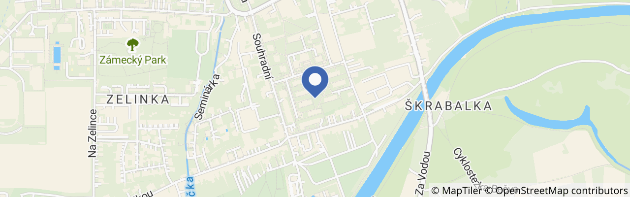 Mapa - Prostorné dětské hřiště