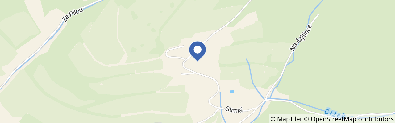 Mapa - Chalupa na Vyhlídce