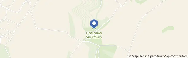 Mapa - Studánka víly Vrbičky