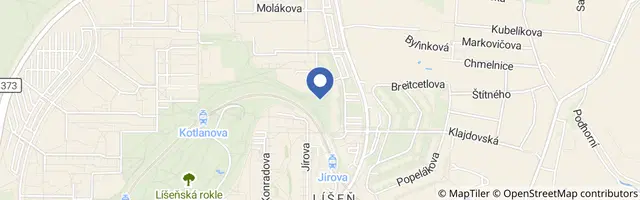Mapa - Hřiště Bednaříkova
