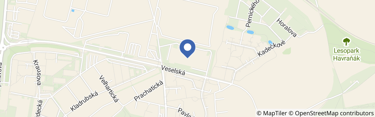 Mapa - Jumppark Letňany