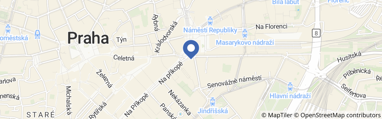 Mapa - Česká národní banka