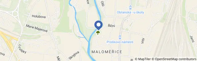 Mapa - Hřiště Selská