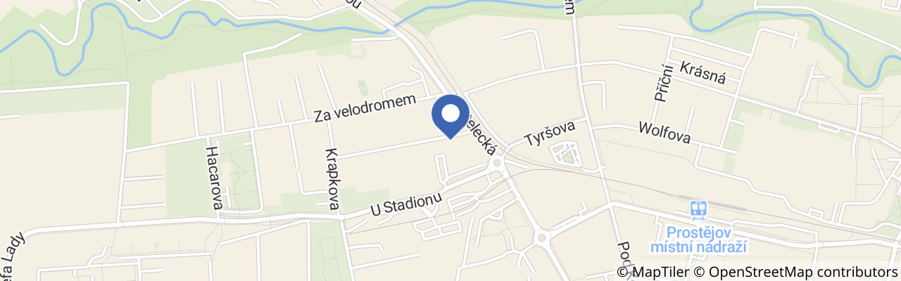 Mapa - Workoutové hřiště Kostelecká