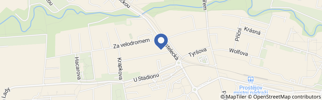 Mapa - Skatepark Kostelecká