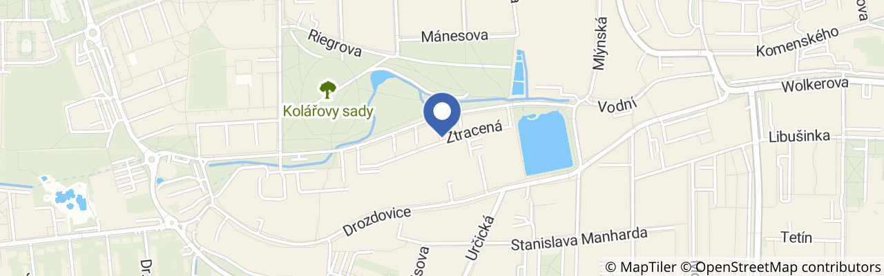 Mapa - Dětské hřiště Bohumíra Šmerala