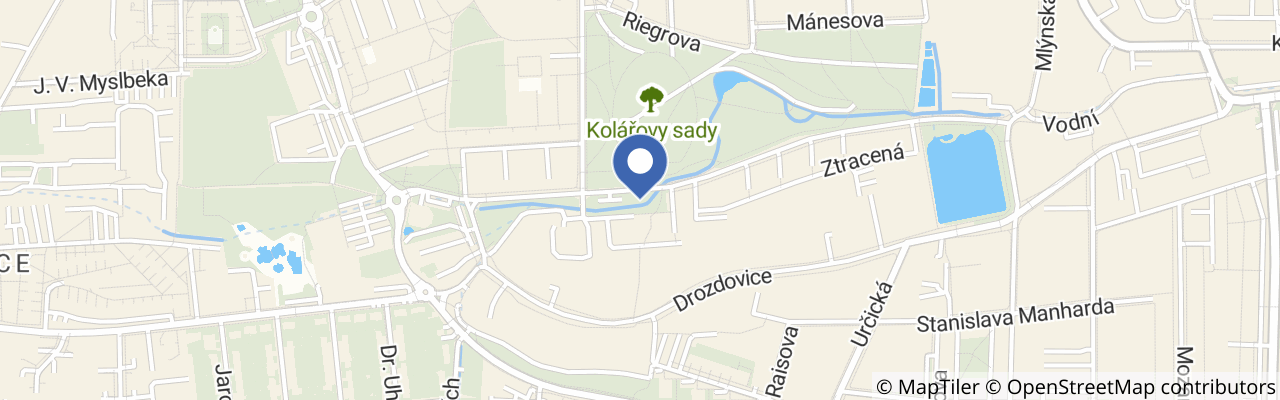 Mapa - Dětské hřiště a lezecký park