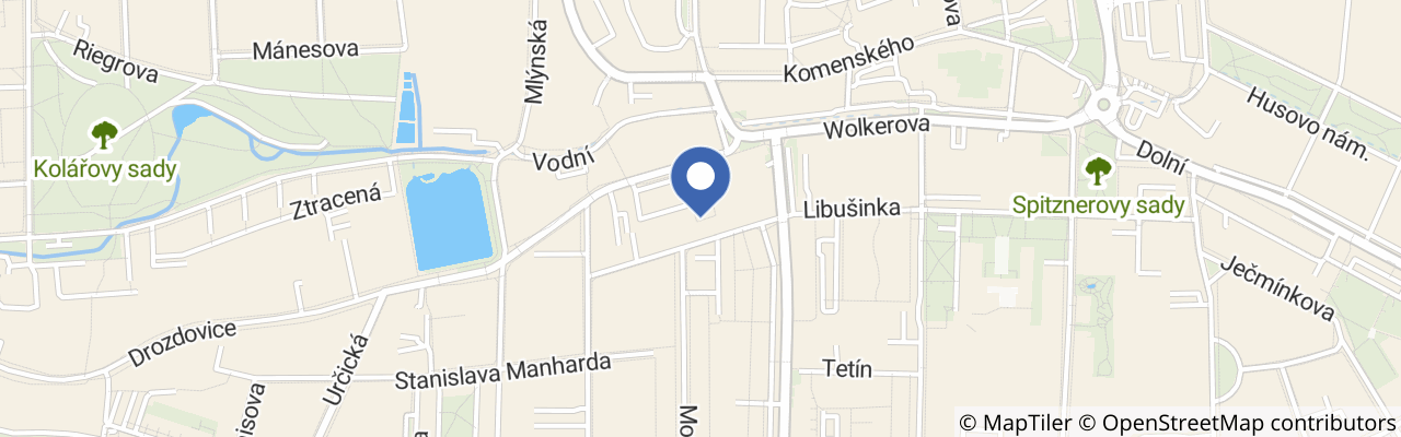 Mapa - Dětské hřiště Krokova