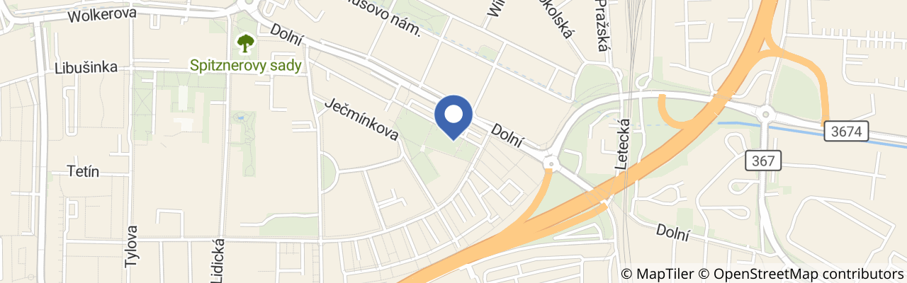 Mapa - Dětské hřiště Dolní