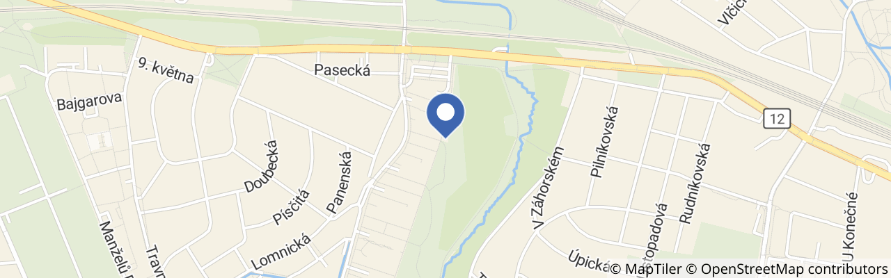 Mapa - Dětské hřiště U Hostavického potoka