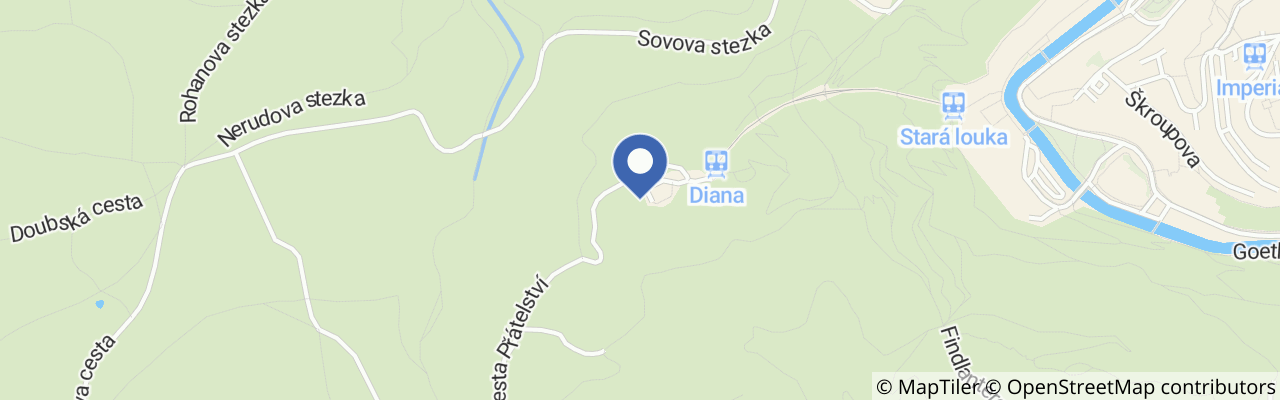 Mapa - MiniZOO Diana