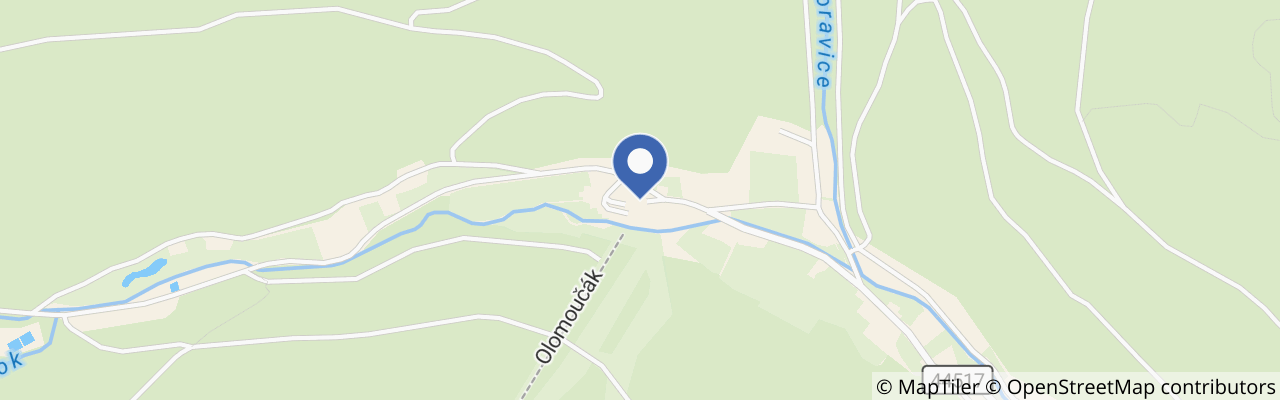 Mapa - Chata Zátiší