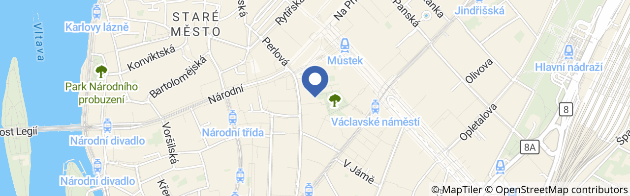 Mapa - NaFilM Národní filmové muzeum