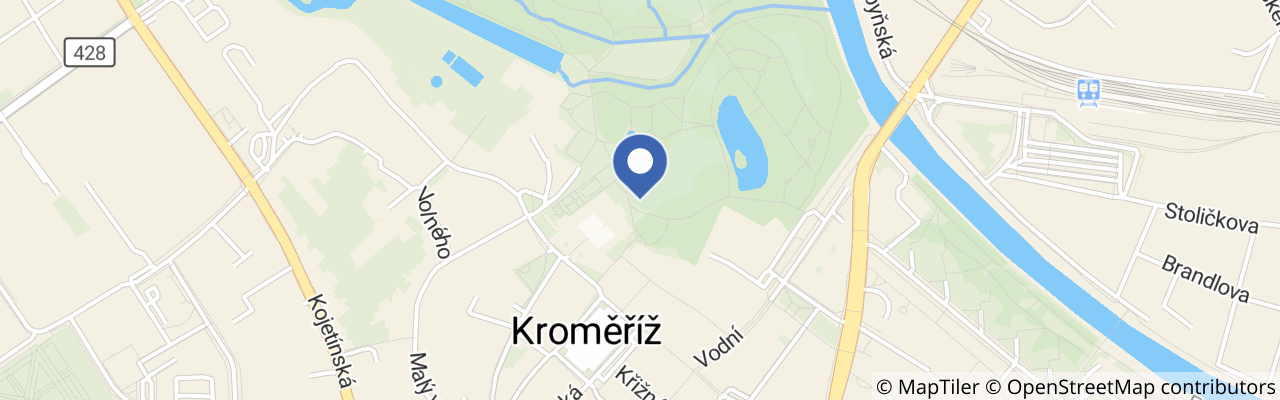 Mapa - Podzámecká zahrada