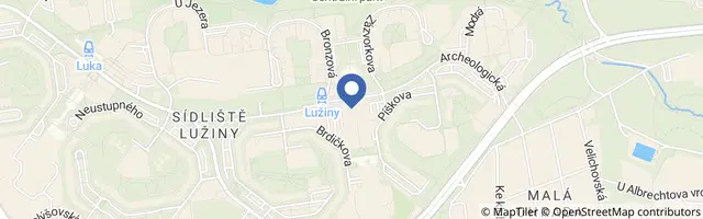 Mapa - Maxíček Lužiny
