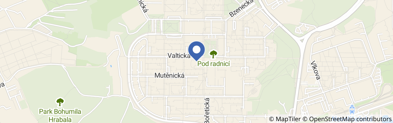 Mapa - Dětské hřiště Barevňák