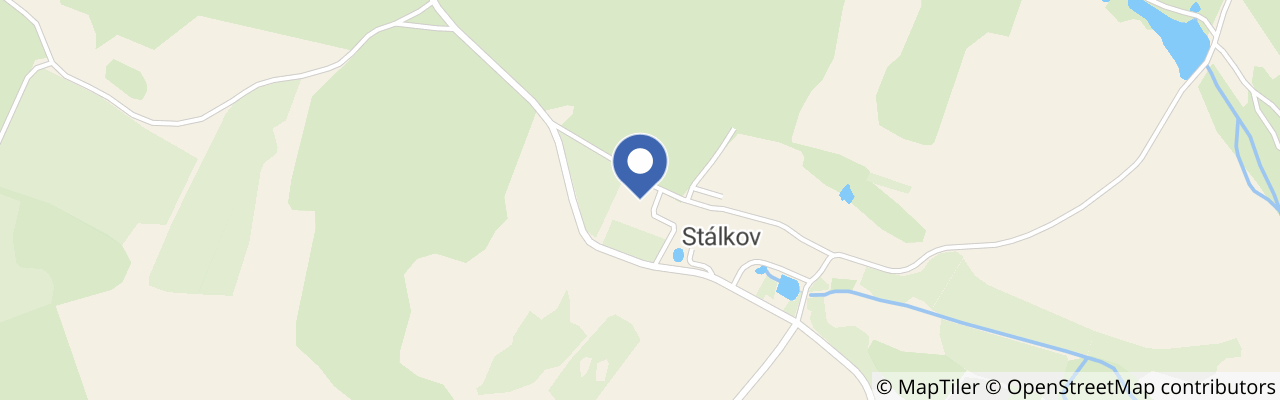 Mapa - Residence Stálkov Česká Kanada