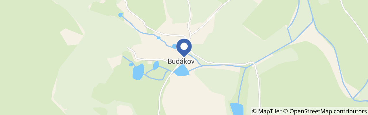 Mapa - Residence Budákov