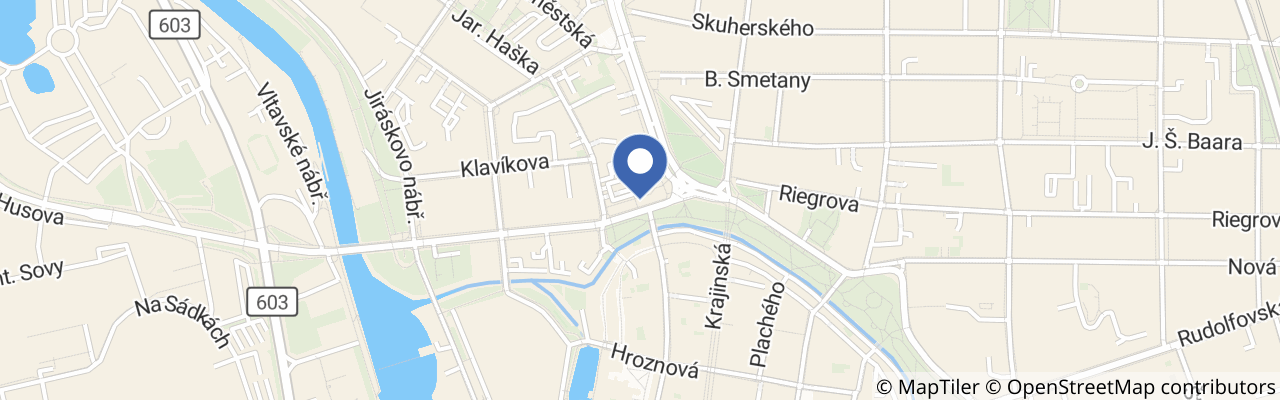 Mapa - Residence Mariánská