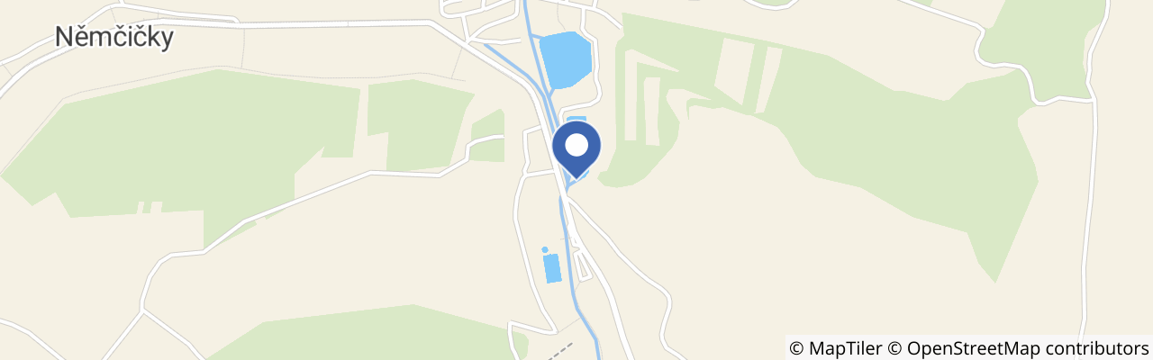 Mapa - Bobovka Němčičky