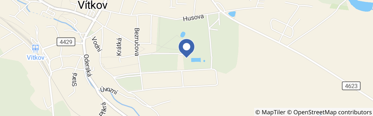 Mapa - Koupaliště Vítkov