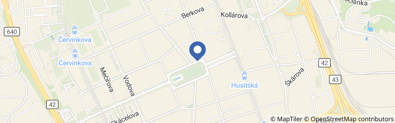 Mapa - Hřiště na Slovanském náměstí