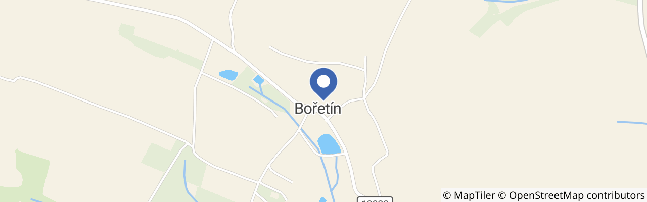 Mapa - Bořetínský statek