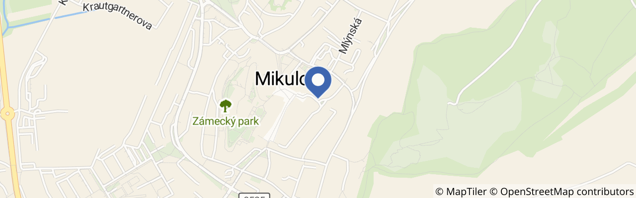 Mapa - Divadelní festival Mikulov – Moravský Parnas Johanna Georga Gettnera 2026