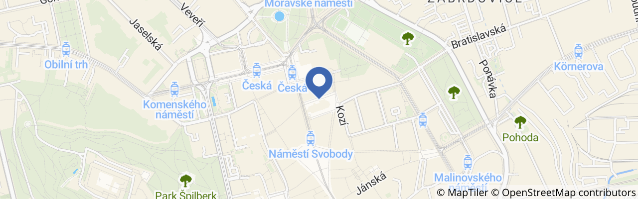 Mapa - Páteční noční prohlídky kostnice u sv. Jakuba v Brně