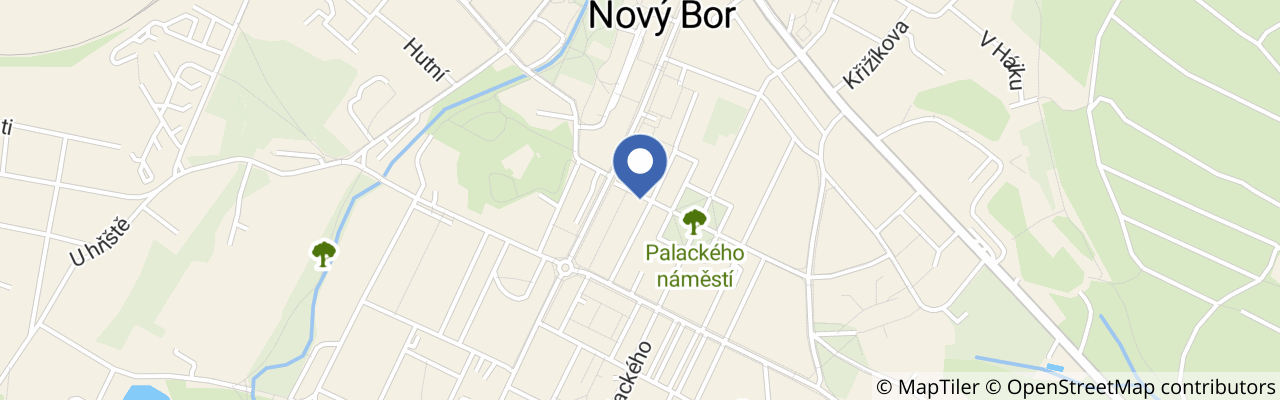 Mapa - Borský okruh 2026