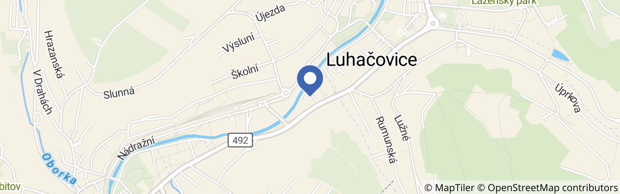 Mapa - Akademie Václava Hudečka v Luhačovicích 2026