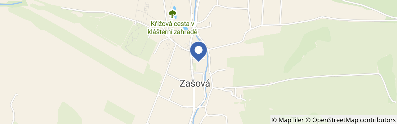 Mapa - Hudební léto v Zašové