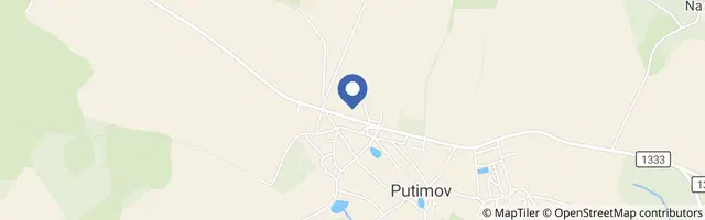 Mapa - Mega dětský kemp v Putimově 2026