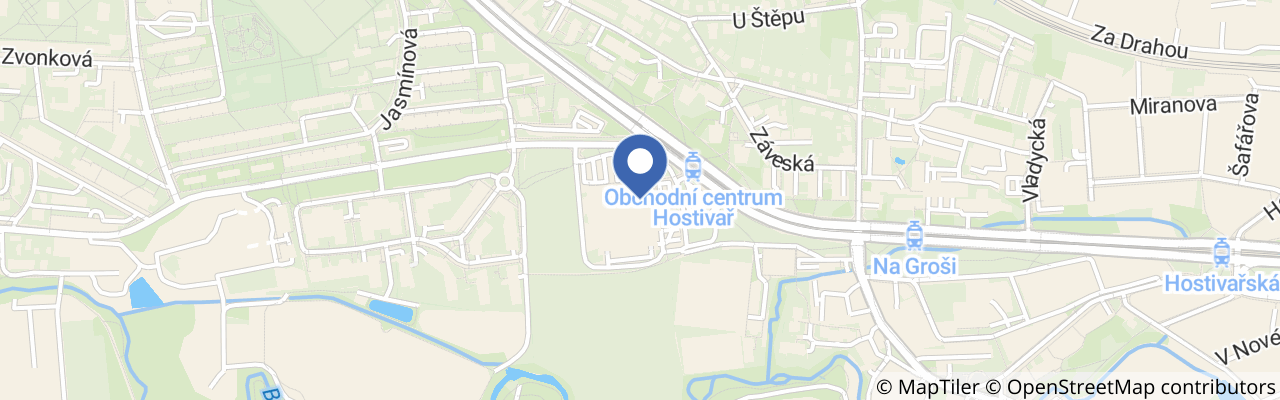 Mapa - Záhada ve Vivo! Hostivař