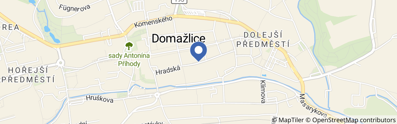 Mapa - Pocta varhanám – koncert v Domažlicích