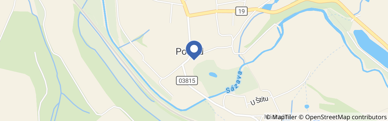 Mapa - Výstava květin v prostorách pohledského zámku